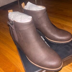 Dr. Scholl's Dark Brown Ankle Booties